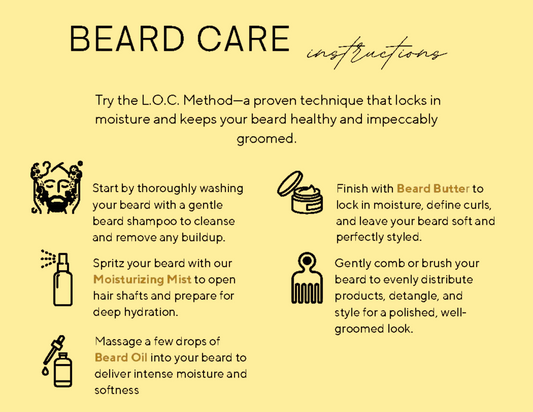 The Ultimate Beard Care Routine Using the L.O.C. Method (For Black Men’s Beards)