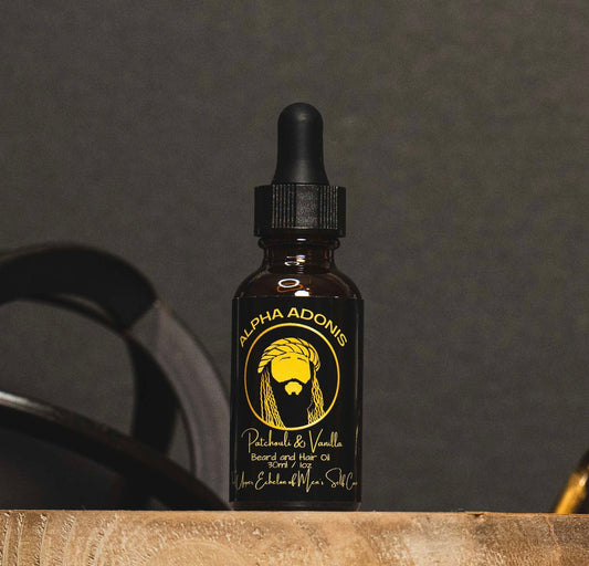 Patchouli and Vanilla beard oil by Alpha Adonis